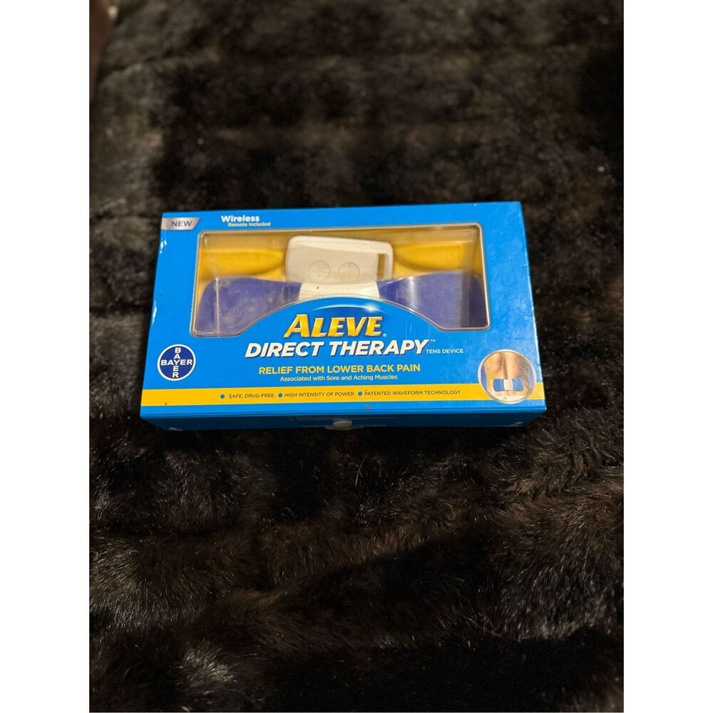 Bayer Aleve Direct Therapy Device Lower Back Wireless W/Remote + Pad